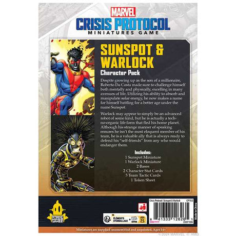 Marvel: Crisis Protocol - Sunspot & Warlock