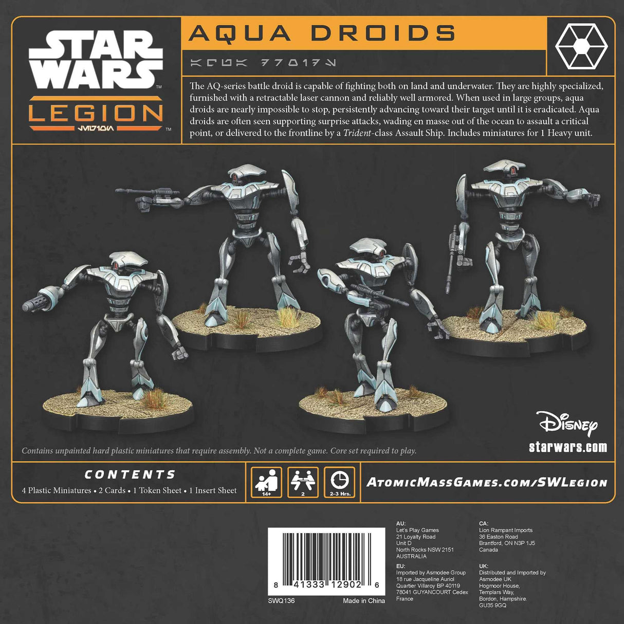 Star Wars Legion: Aqua Droids Expansion