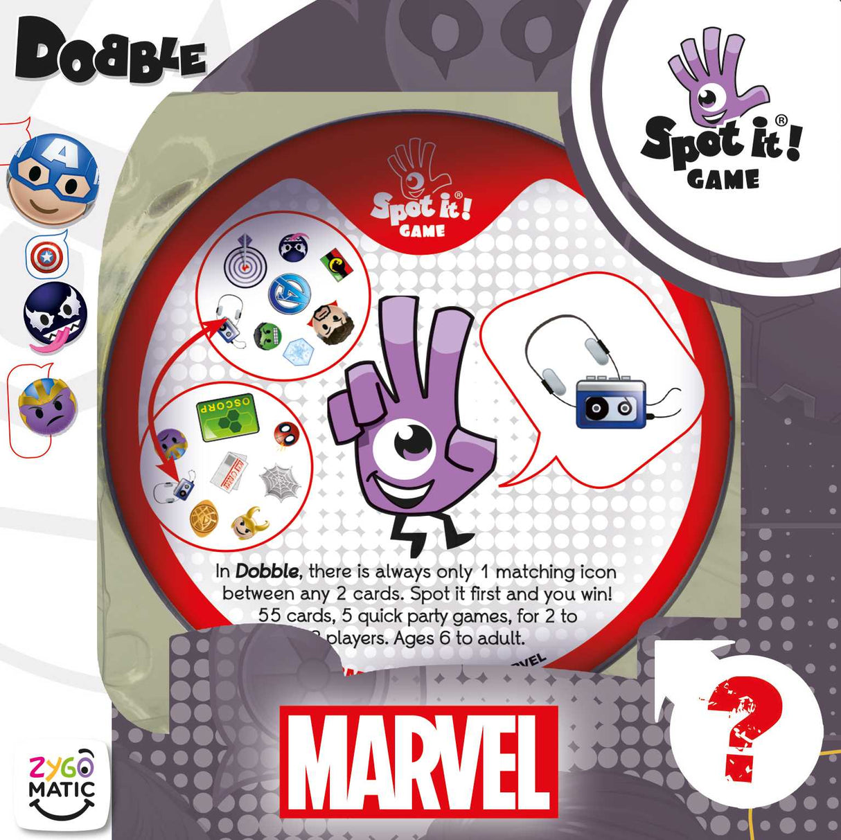 Dobble Marvel Emoji