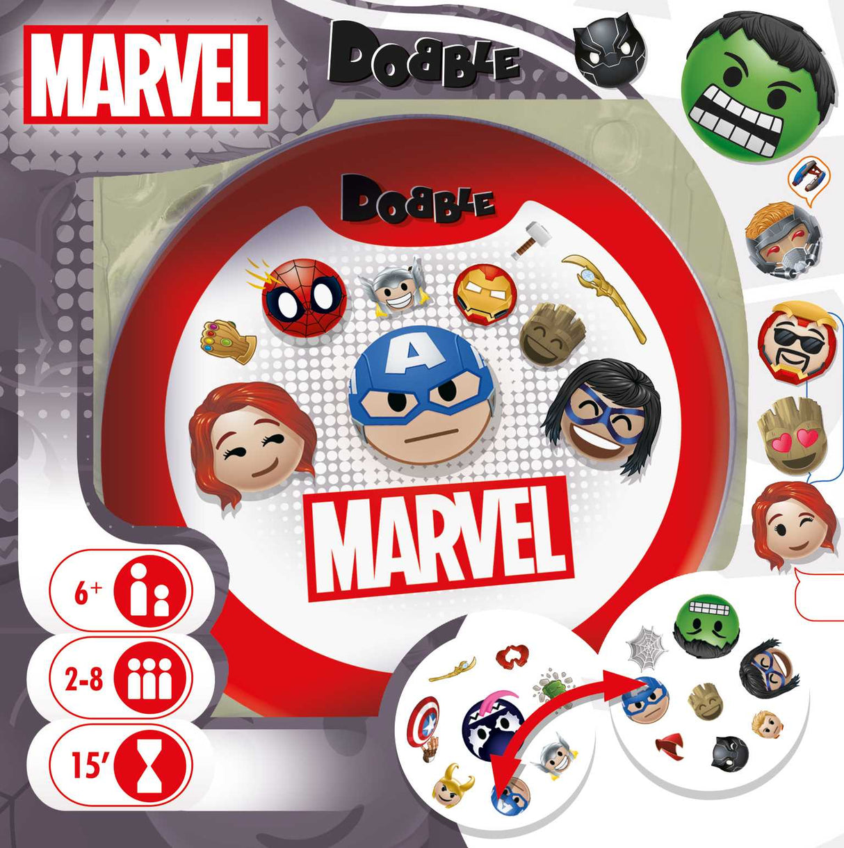 Dobble Marvel Emoji