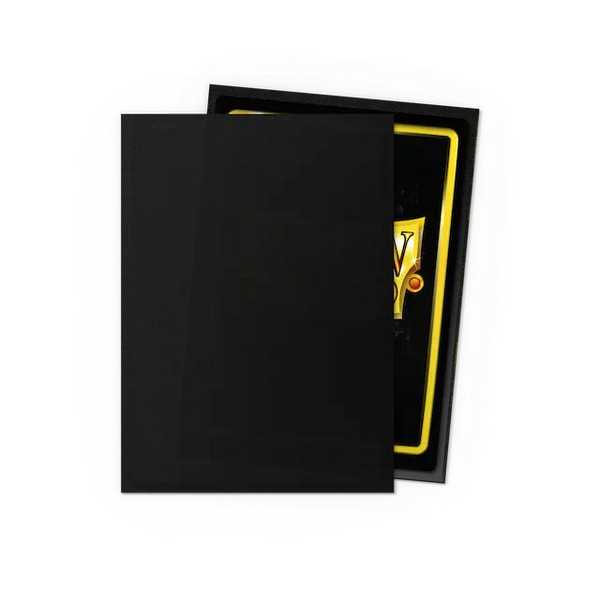 Dragon Shield Matte NonGlare Sleeves Standard Size- Black V2 (100)