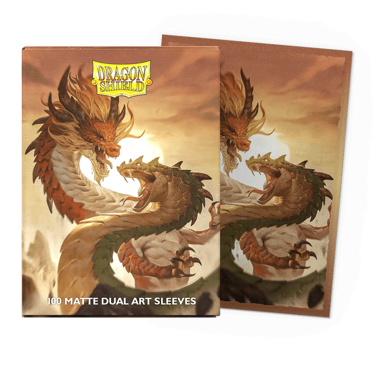 Dragon Shield Wood Snake 2025 Matte Dual Art Sleeves - Standard Size (100)