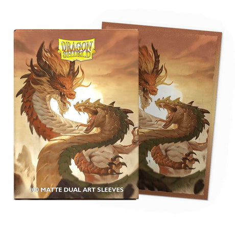 Dragon Shield Wood Snake 2025 Matte Dual Art Sleeves - Standard Size (100)