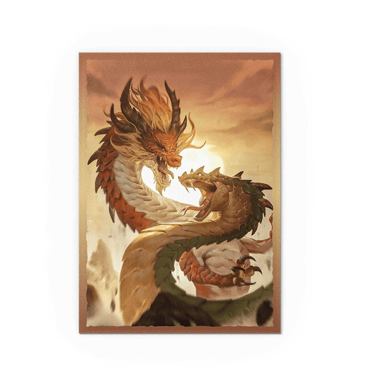 Dragon Shield Wood Snake 2025 Matte Dual Art Sleeves - Standard Size (100)