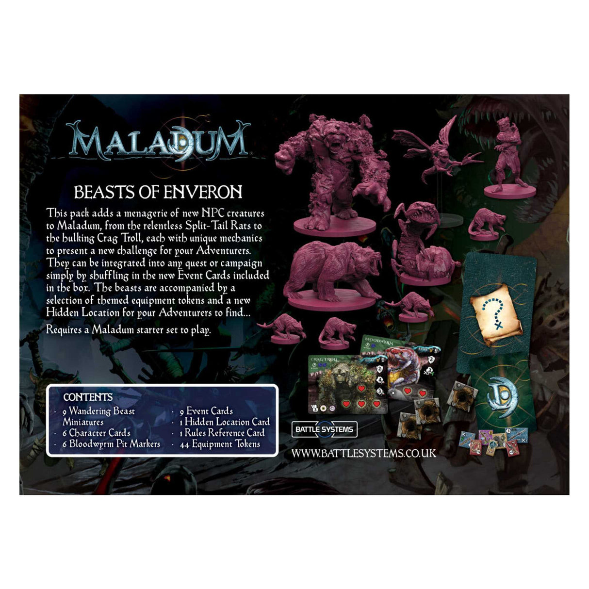 Maladum Beasts of Enveron Expansion