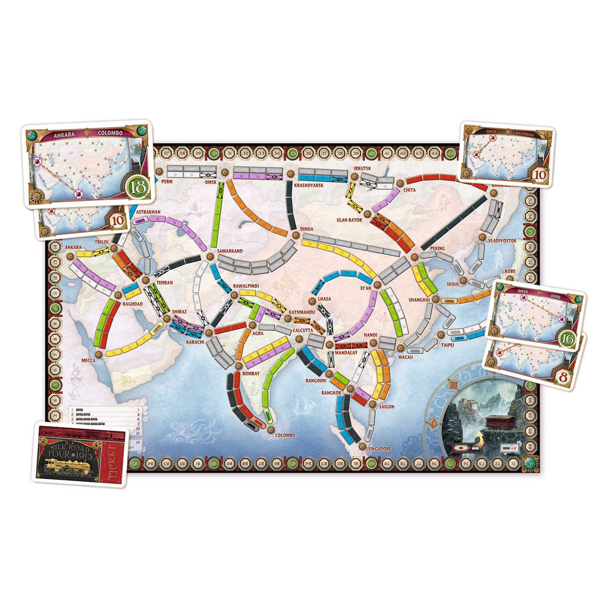 Ticket To Ride Map Collection: Volume 1 - Asia & Legendary Asia