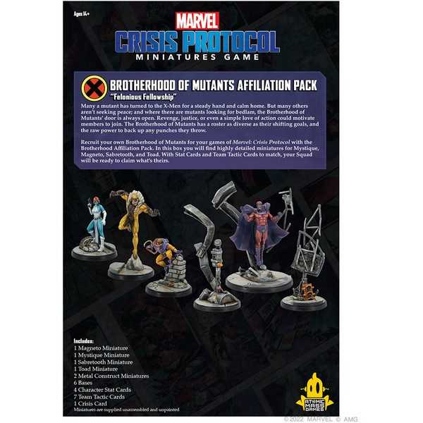 Marvel Crisis Protocol - Brotherhood of Mutants Affiliation Pack