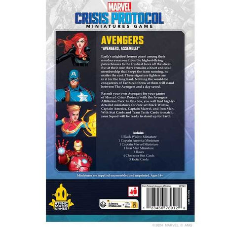 Marvel Crisis Protocol: Avengers Affiliation Pack