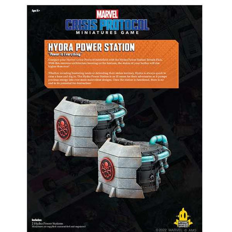 Marvel Crisis Protocol: Hydra Power Station Terrain Pack