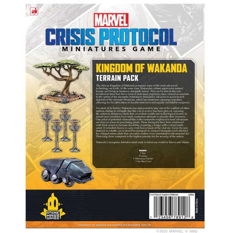 Marvel Crisis Protocol: Kingdom Of Wakanda Terrain Pack