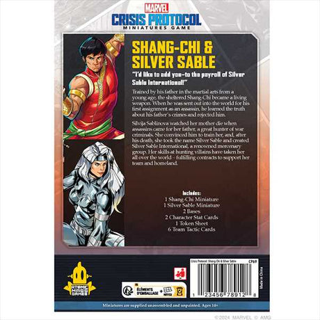 Marvel Crisis Protocol: Shang Chi & Silver Sable