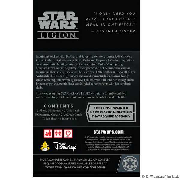 Star Wars Legion: Fifth Brother and Seventh Sister Operative Expansion