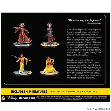 Star Wars Shatterpoint: We Are Brave (Padme Amidala) Squad Pack