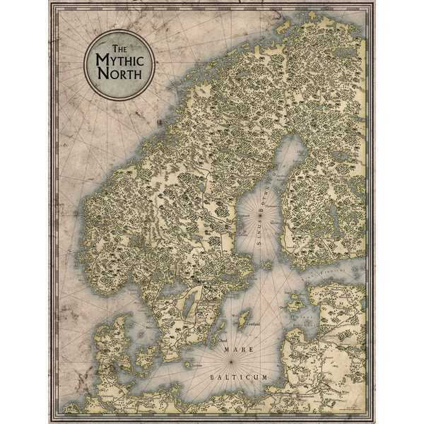 Vaesen Nordic Horror GM Screen & Map