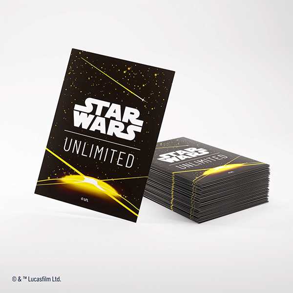 Gamegenic Star Wars: Unlimited Art Sleeves - Space Yellow