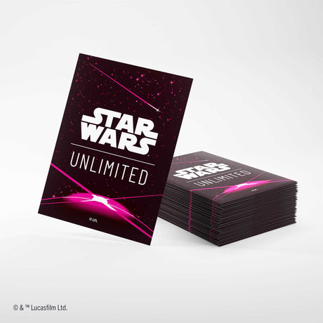 Gamegenic Star Wars: Unlimited Art Sleeves - Card Back Magenta