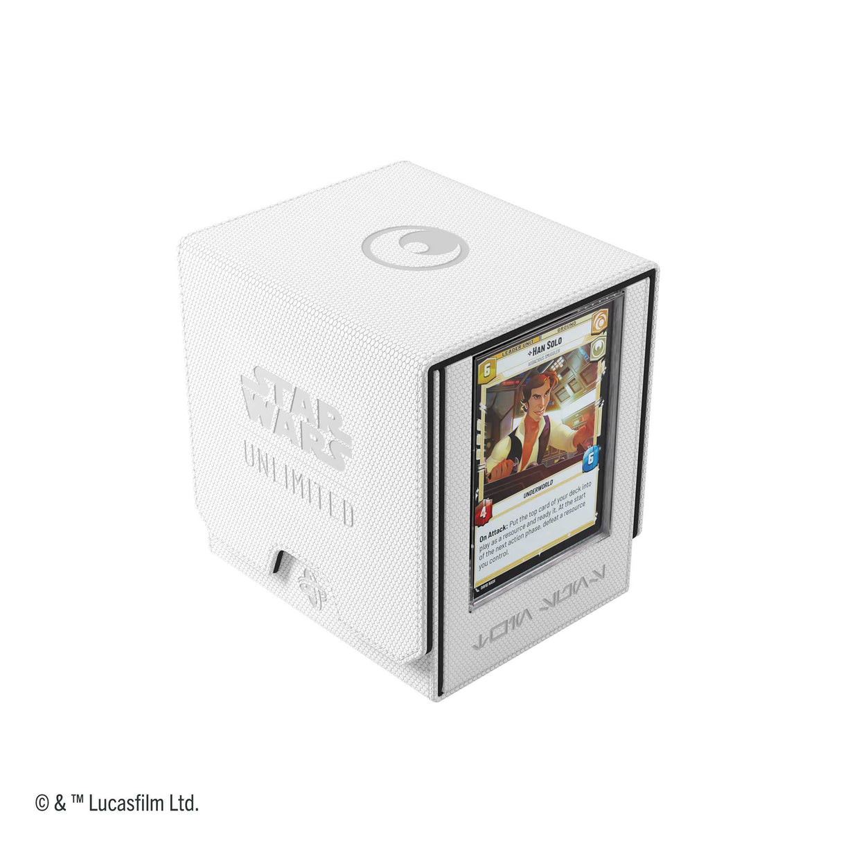 Gamegenic Star Wars: Unlimited Twin Suns Deck Pod - White/Black