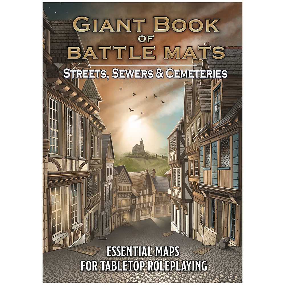 Streets, Sewers and Cemeteries: Giant Book of Battle Mats -  Loke Battlemats