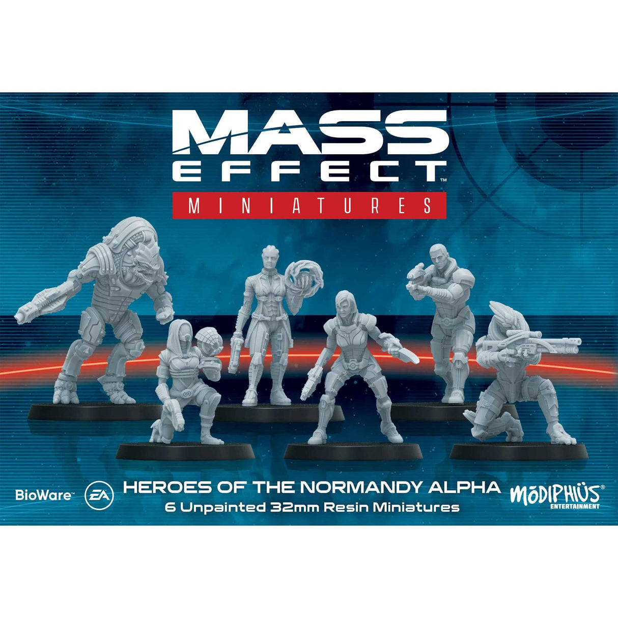 Mass Effect: Heroes of the Normandy Alpha - Resin Collectors Miniatures Set