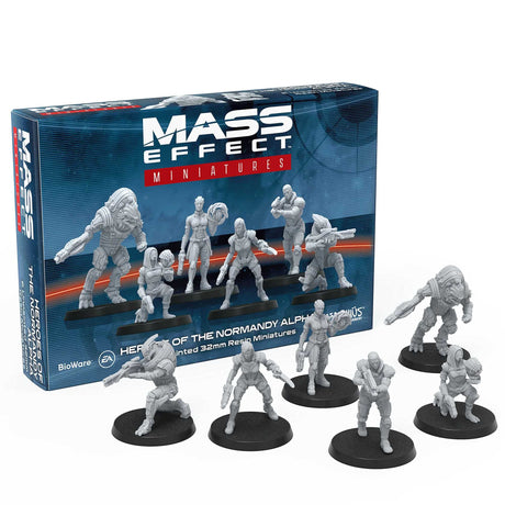 Mass Effect: Heroes of the Normandy Alpha - Resin Collectors Miniatures Set