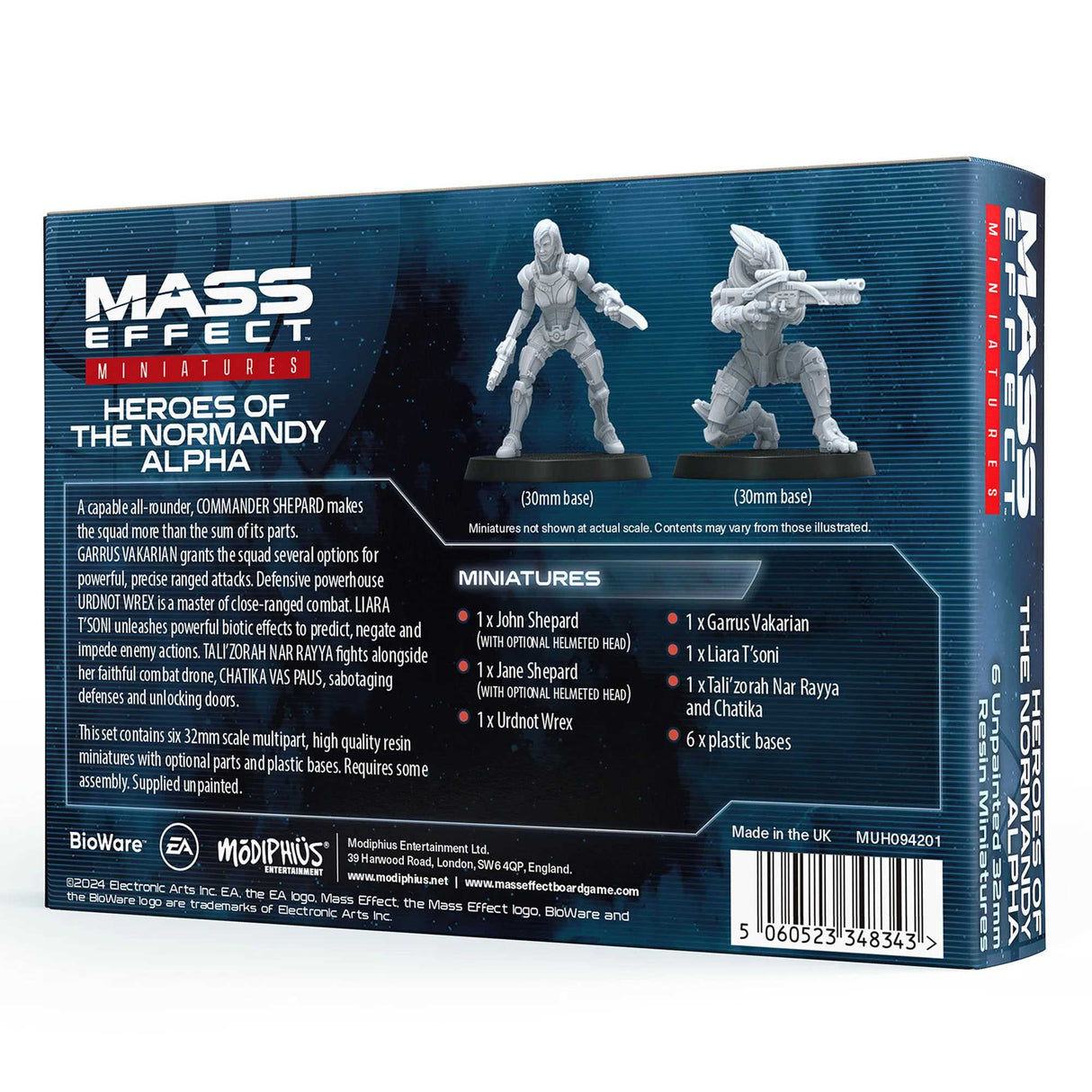 Mass Effect: Heroes of the Normandy Alpha - Resin Collectors Miniatures Set