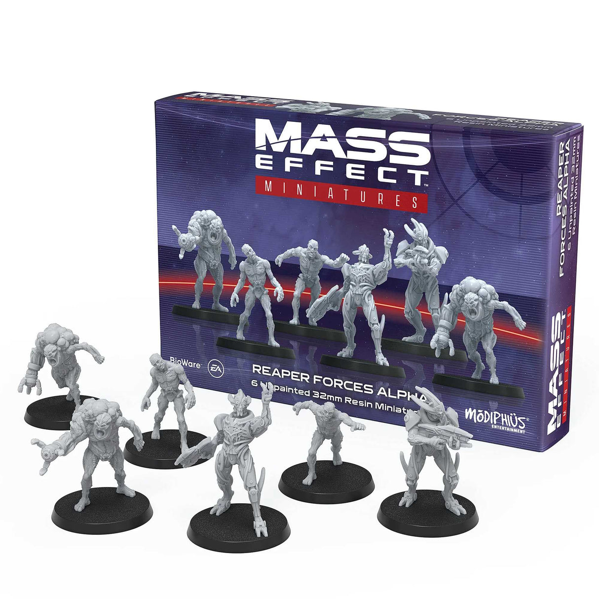 Mass Effect: Reaper Forces Alpha - Resin Collectors Miniatures Set