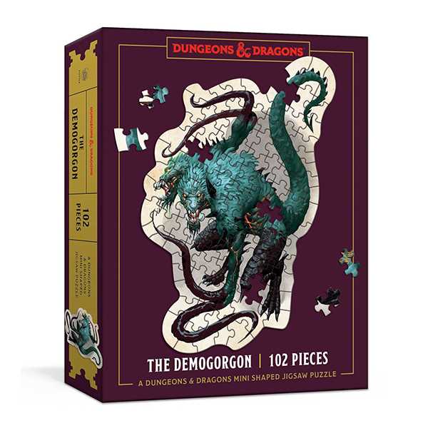 Dungeons & Dragons Mini Shaped Jigsaw Puzzle: The Demogorgon Edition