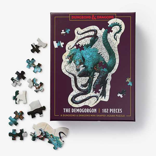 Dungeons & Dragons Mini Shaped Jigsaw Puzzle: The Demogorgon Edition