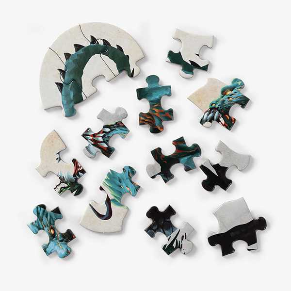 Dungeons & Dragons Mini Shaped Jigsaw Puzzle: The Demogorgon Edition