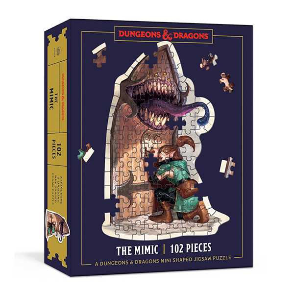 Dungeons & Dragons Mini Shaped Jigsaw Puzzle: The Mimic Edition