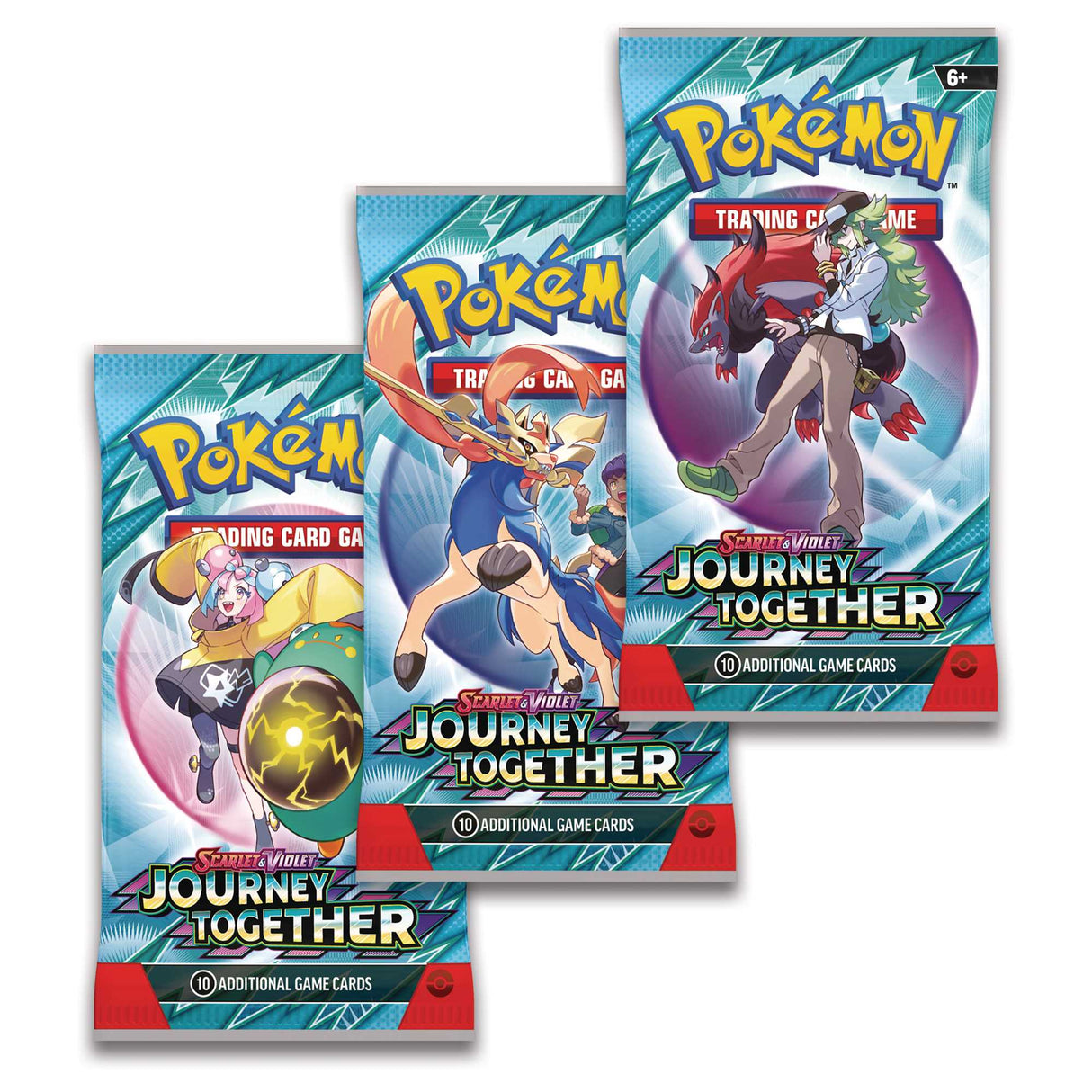 Pokémon TCG: Scarlet & Violet 9 – Journey Together - 3-Pack Blister CDU (12)