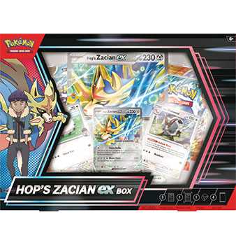 Pokemon TCG: Hop's Zacian ex Box