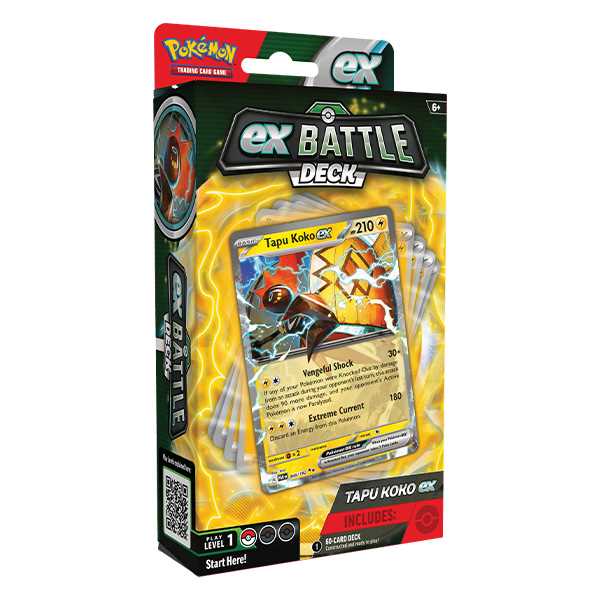 Pokémon TCG: Tapu Kok/ Iron Leaves ex Battle Deck CDU