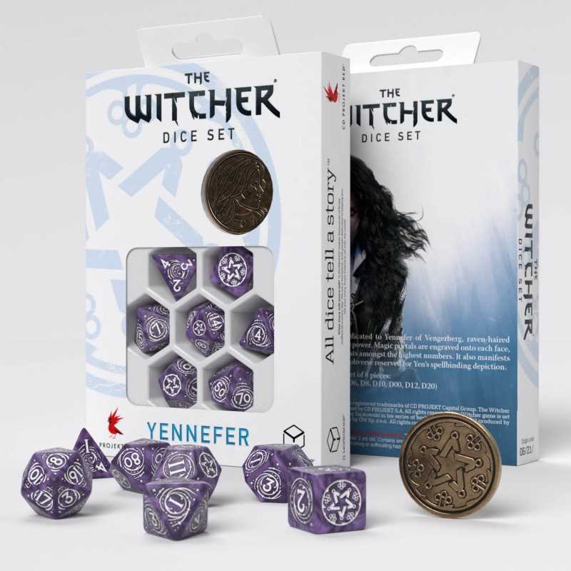 The Witcher Dice Set Yennefer Lilac and Gooseberries