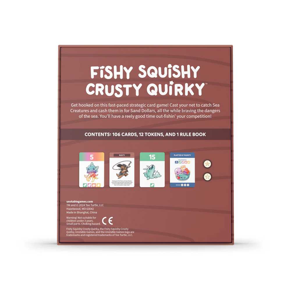 Fishy, Squishy, Crusty & Quirky