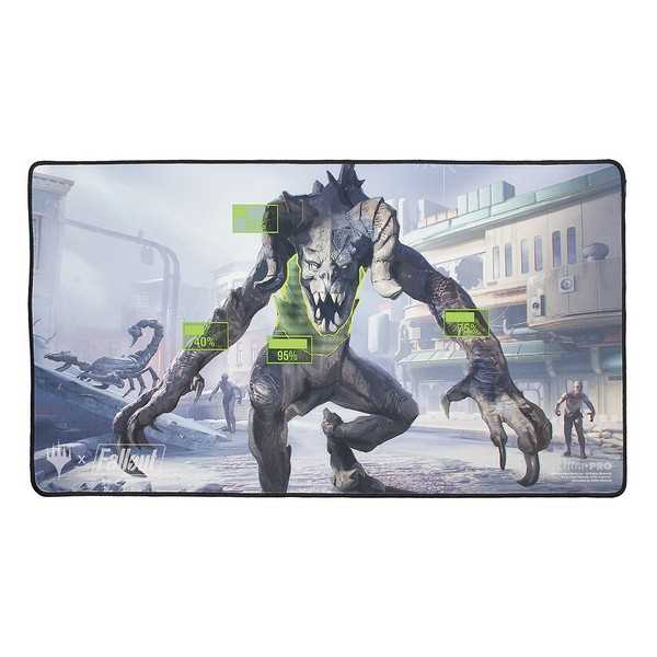 Magic: The Gathering - Universes Beyond Fallout Black Stitched Playmat W