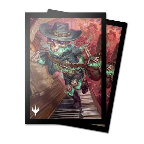 Magic: The Gathering - Outlaws of Thunder Junction 100ct Deck Protector Sleeves Key Art 1