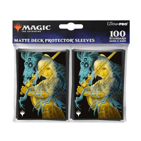 Magic: The Gathering - Duskmourn 100ct Deck Protector Sleeves Alt Art Key Character Mythic 1