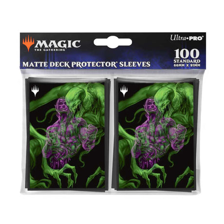 Magic: The Gathering - Duskmourn 100ct Deck Protector Sleeves Alt Art Key Character Mythic 2