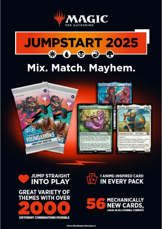 Image for Magic: The Gathering: Jumpstart 2025 Booster Display