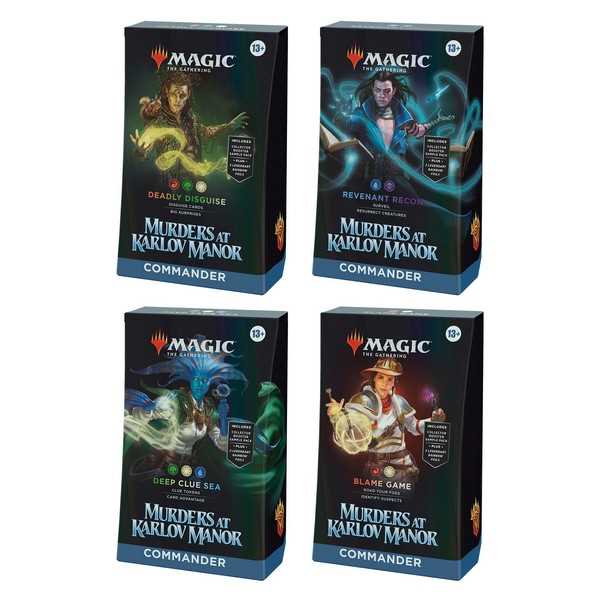 Magic: The Gathering: Murders at Karlov Manor Commander Deck Display