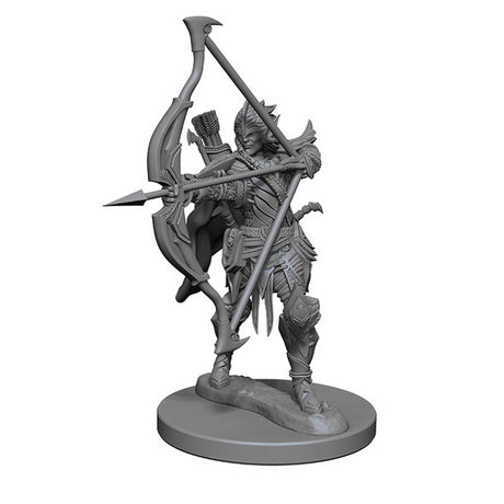 Pathfinder Deep Cuts Unpainted Miniatures: Elf Male Fighter