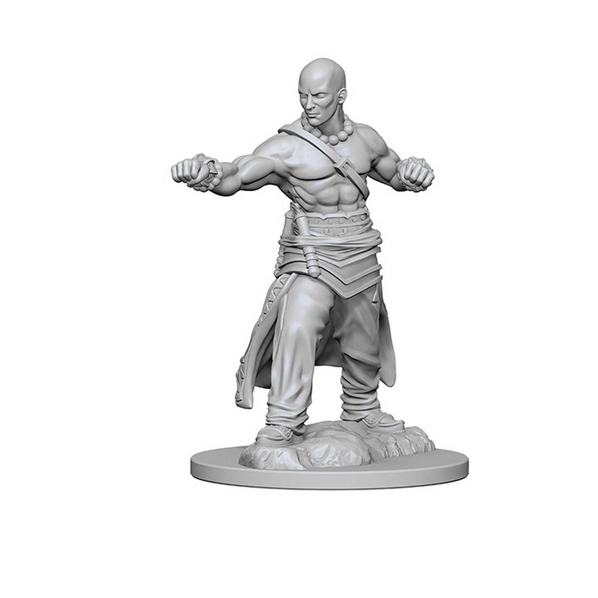 Pathfinder Deep Cuts Unpainted Miniatures: Human Male Monk