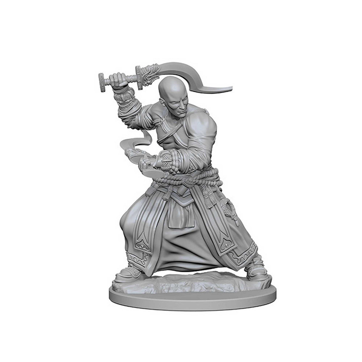 Pathfinder Deep Cuts Unpainted Miniatures: Human Male Monk