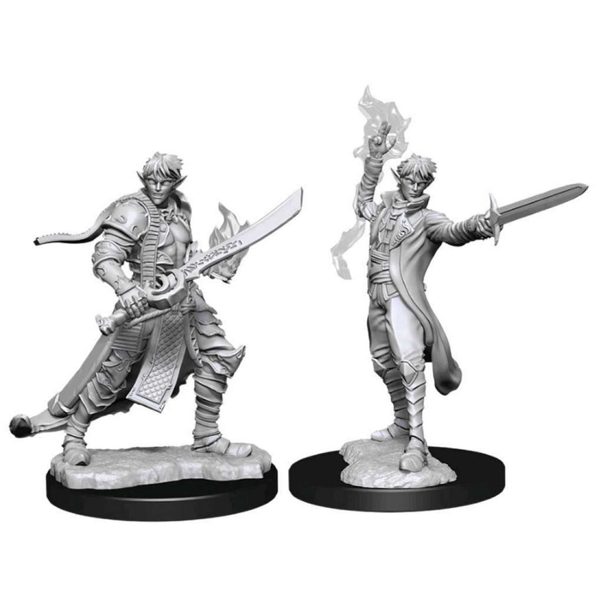 Male Elf Magus (Magic User): Pathfinder Battles Deep Cuts Unpainted Miniatures (W11)