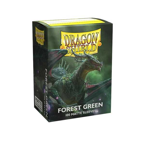 Dragon Shield Matte Sleeves Standard Size- Forest Green (100)