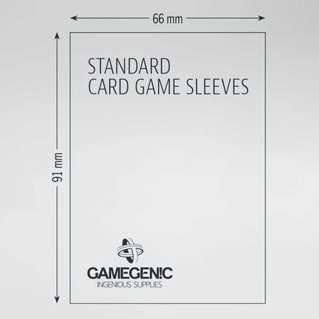 Standard Card Game Value Pack Matte Sleeves- Clear (200ct.)