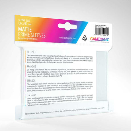 Matte Prime Sleeves - White (100)