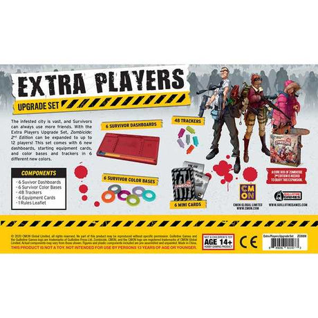 Zombicide 2nd Edition: Extra Players Upgrade Set